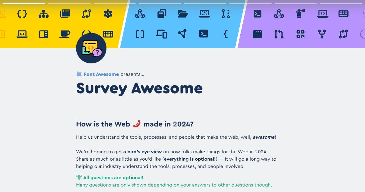 A screenshot of Survey Awesome!